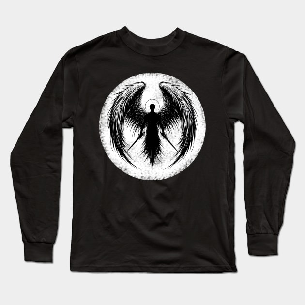 Archangel Michael Stunning and Majestic Long Sleeve T-Shirt by MetalByte